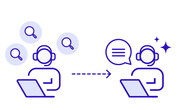 「検索から提案へ。業務をスマートに変革。」