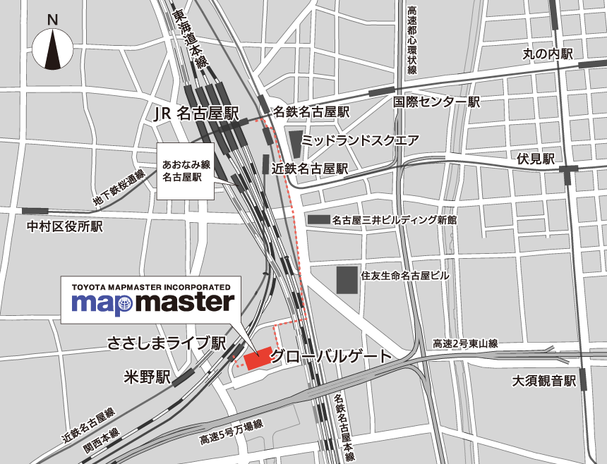 トヨタマップマスター地図
